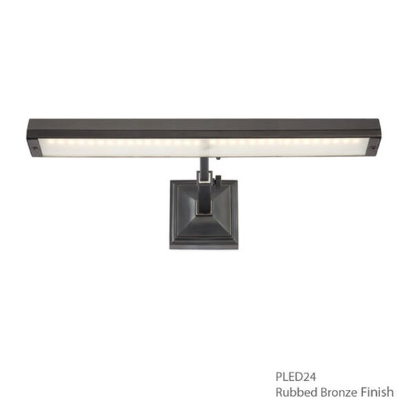 Hemmingway Rubbed Bronze 15-Inch LED Picture Light, image 1