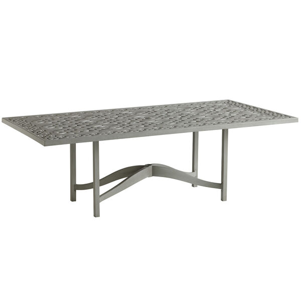 Silver Sands Soft Gray Rectangular Dining Table, image 1