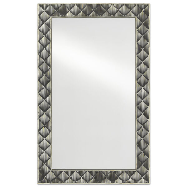 Davos Black and White Large Wall Mirror, image 1