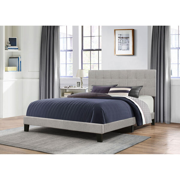 Delaney Full Bed in One - Glacier Gray Fabric, image 1