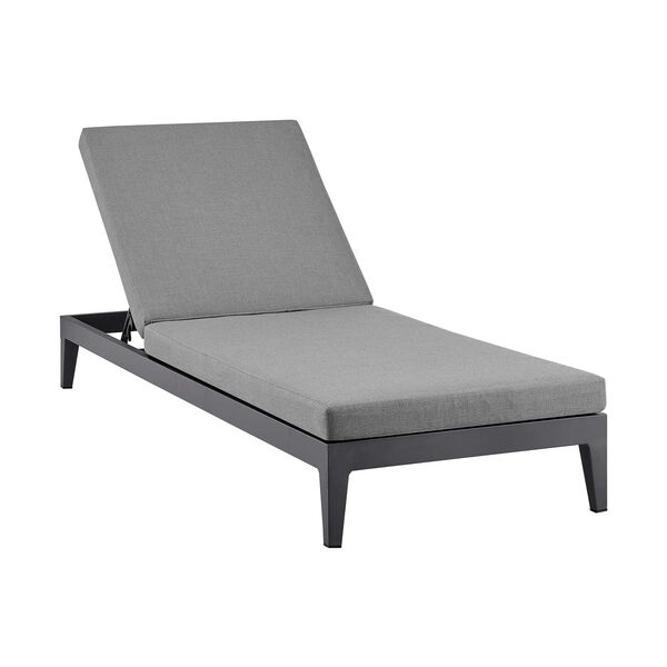 Argiope Dark Grey Outdoor Chaise Lounge, image 2