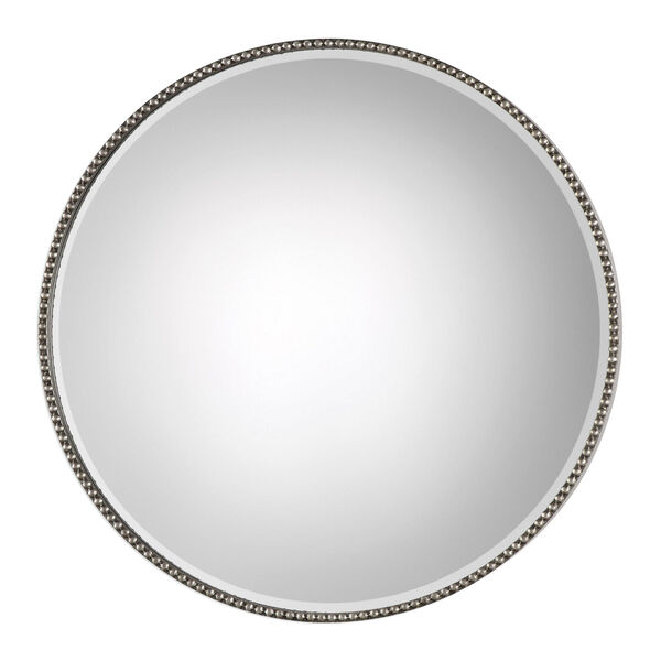 Stefania Beaded Round Mirror, image 2