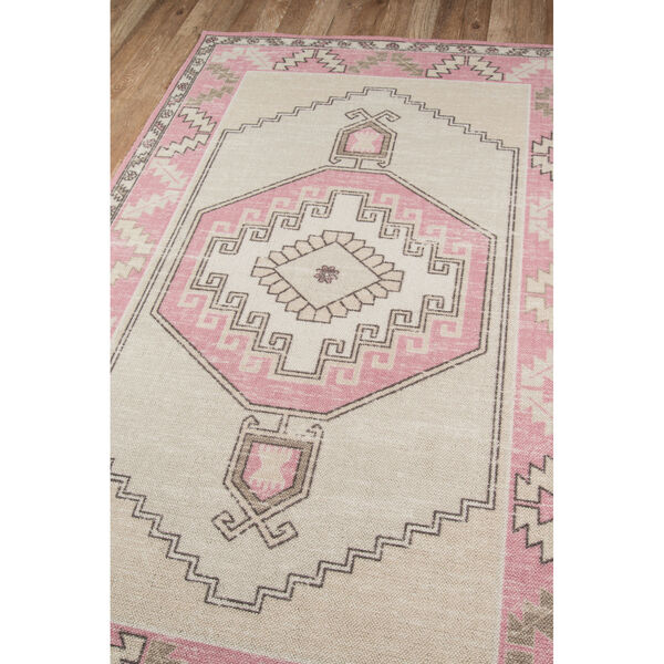 Anatolia Medallion Pink Rectangular: 9 Ft. 9 In. x 12 Ft. 6 In. Rug, image 3