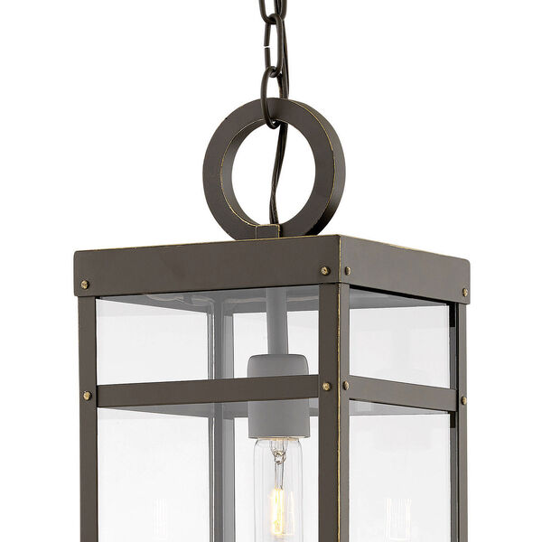 Porter Oil Rubbed Bronze Eight-Inch One-Light Outdoor Pendant, image 2