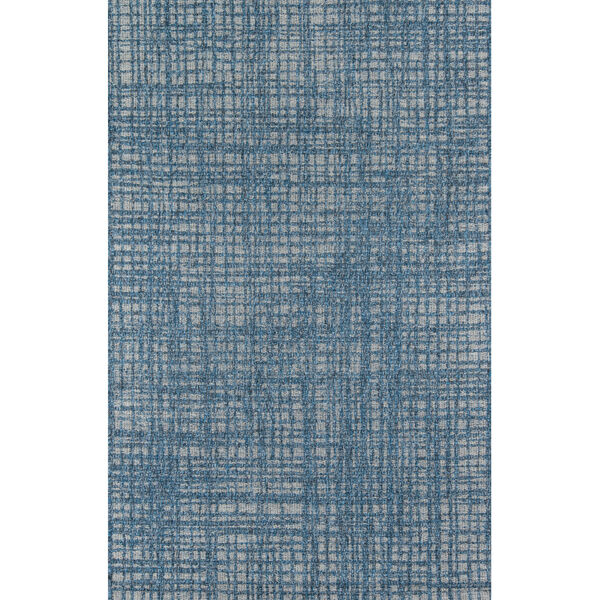 Como Geometric Blue Indoor/Outdoor Rug, image 1