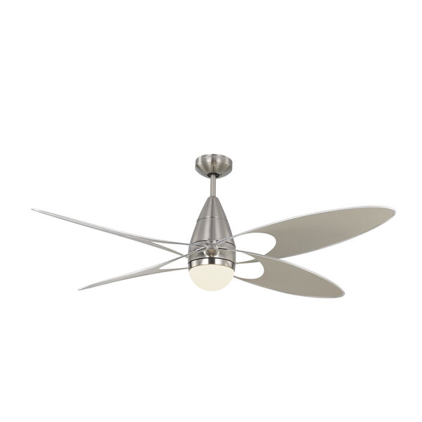 Butterfly Brushed Steel 54-Inch LED Ceiling Fan, image 1