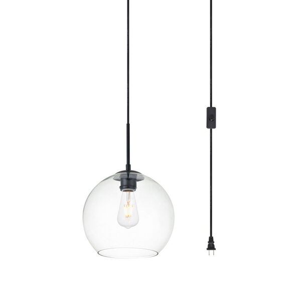 Baxter 10-Inch One-Light Plug-In Pendant, image 3