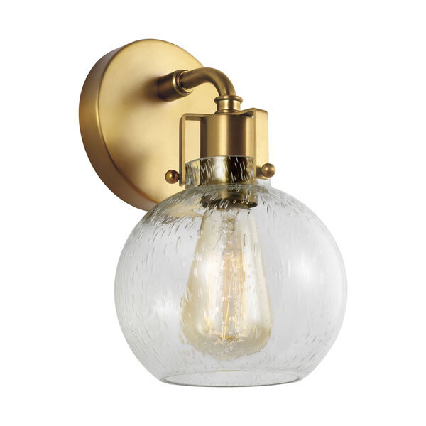 Clara Burnished Brass Six-Inch One-Light Wall Sconce, image 2