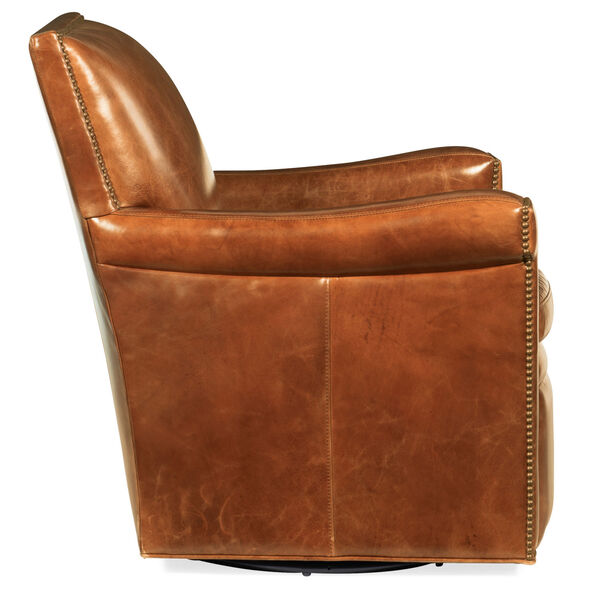 Jilian Brown Swivel Club Chair, image 3