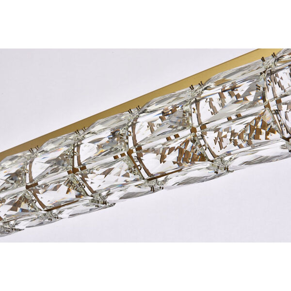 Valetta Gold Integrated LED Linear Mini Pendant, image 6