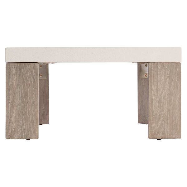 Lorenzo Vintage Cream and Natural 30-Inch Cocktail Table, image 5