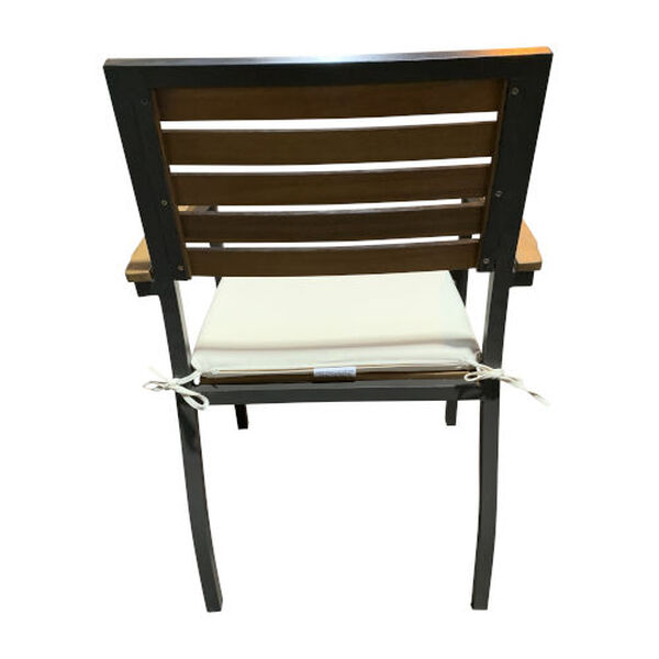 Boca Grande Canvas Aruba Outdoor Dining Arm Chair, Set of Two, image 5