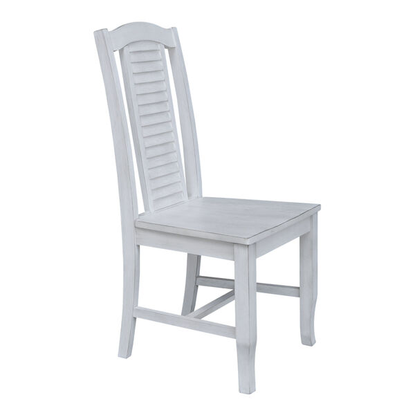 Seaside Antique Chalk Chair, Set of Two, image 2