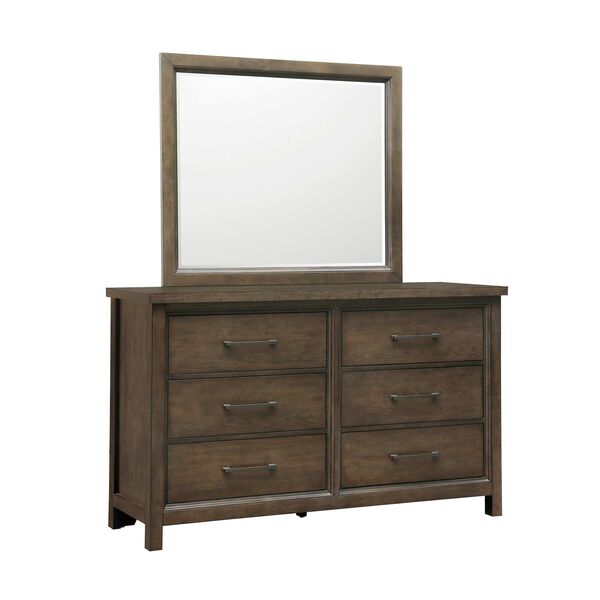 Denman Rich Brown Dresser Mirror, image 6