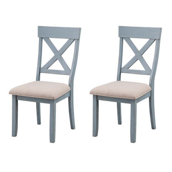 Bar Harbor Blue Dining Chair, Set of 2, image 1