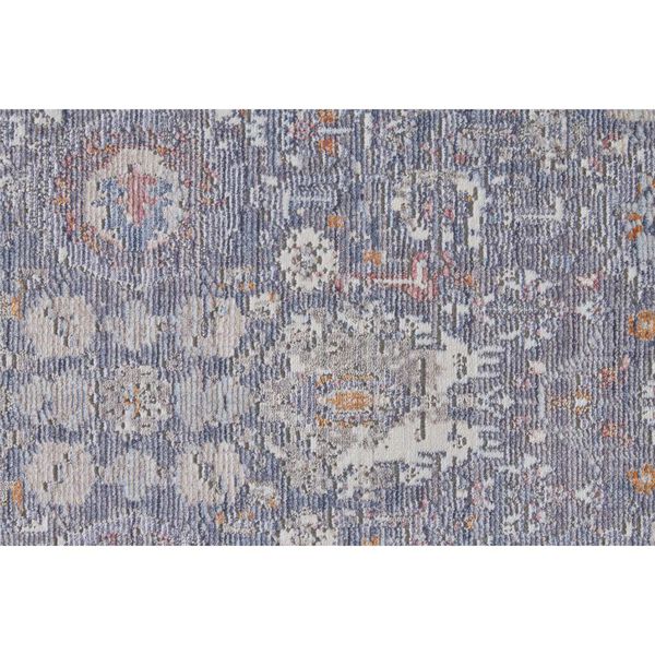 Cecily Blue Gray Gold Rectangular 3 Ft. x 5 Ft. Area Rug, image 6