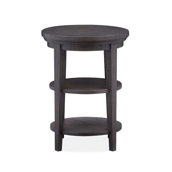 Westley Fall Dark Gray Round Accent End Table, image 2