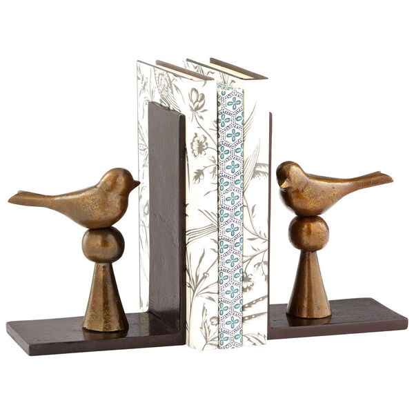 Antique Brass and Bookends, image 1