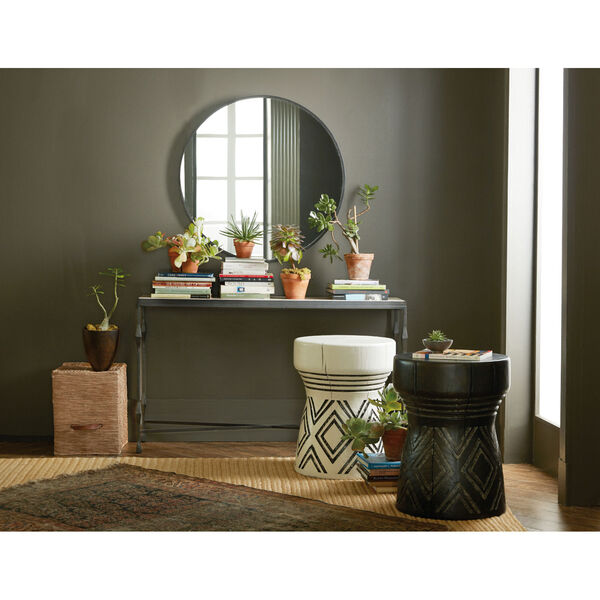 Commerce and Market Gray Metal-Wood Console Table, image 6