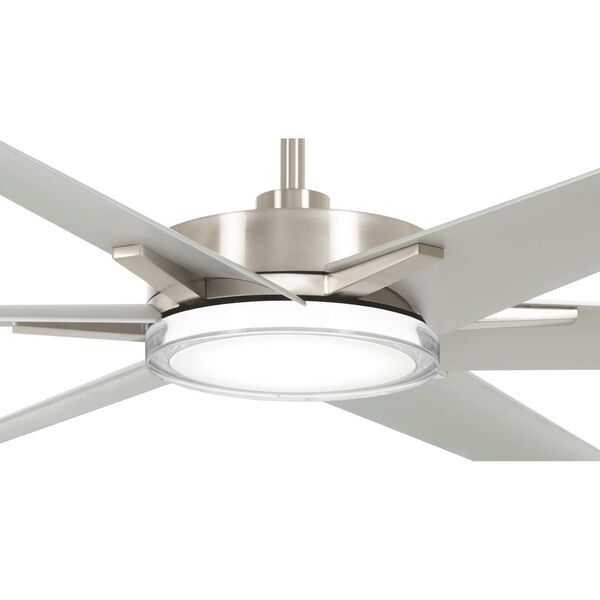 Deco Brushed Nickel 65-Inch LED Outdoor Ceiling Fan, image 4