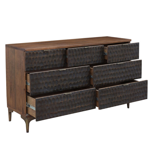 Vallarta Two Tone and Bronze 60-Inch Wood Dresser, image 3