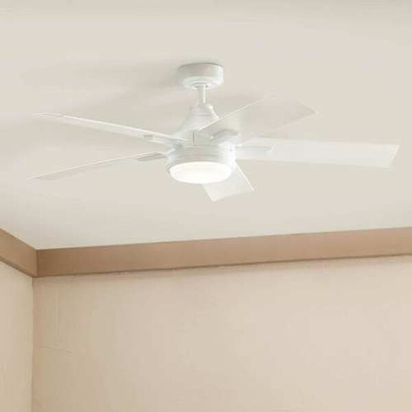Tide White LED 52-Inch Steel Ceiling Fan, image 6