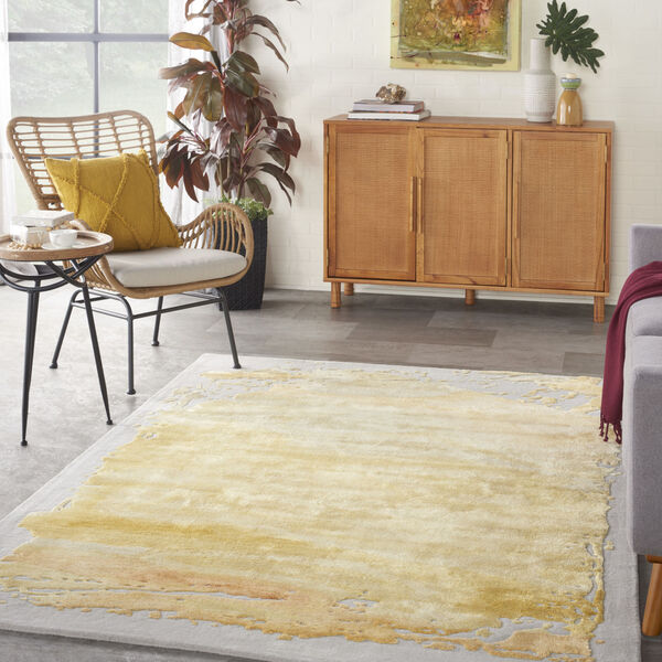 Prismatic Gray Gold Area Rug, image 2