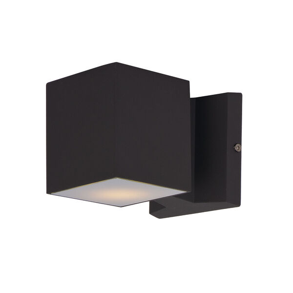 Lightray Architectural Bronze 4-Inch High LED Square Wall Sconce, image 1