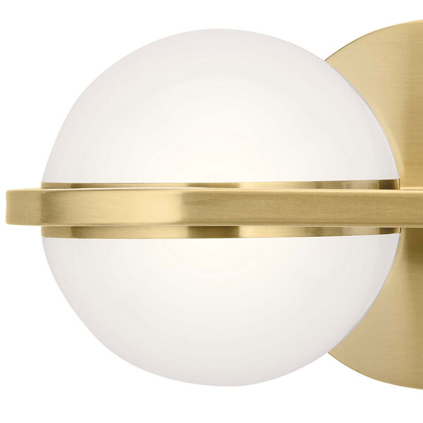 Brettin Champagne Gold 14-Inch Two-Light LED Bath Vanity, image 2