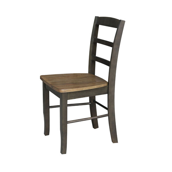 Madrid Hickory and Washed Coal Ladderback Chair, Set of 2, image 6