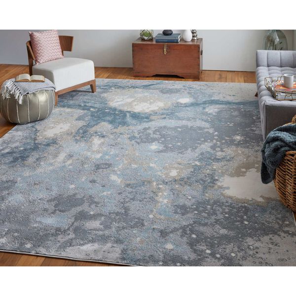 Astra Blue Gray Rectangular 3 Ft. 11 In. x 6 Ft. Area Rug, image 4