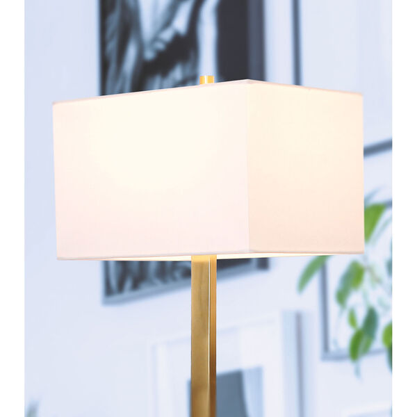 Stella Brass LED Floor Lamp, image 5