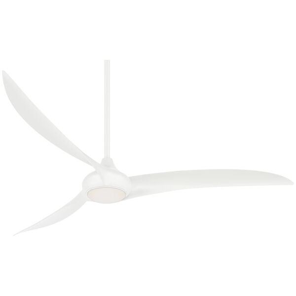 Light Wave White 65-Inch LED Ceiling Fan, image 1