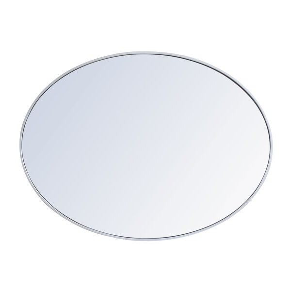 Eternity Silver 40-Inch Oval Mirror, image 6