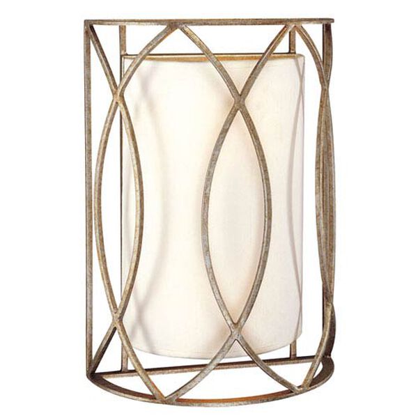 Coco Silver Gold Two-Light Wall Sconce, image 1