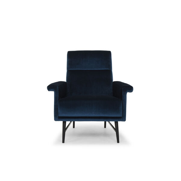 Mathise Midnight Blue and Black Occasional Chair, image 6