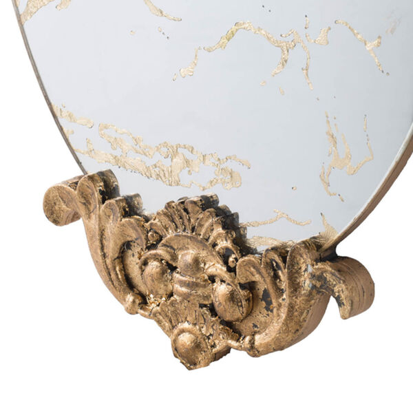 Gold Scrollwork Wall Mirror, image 2