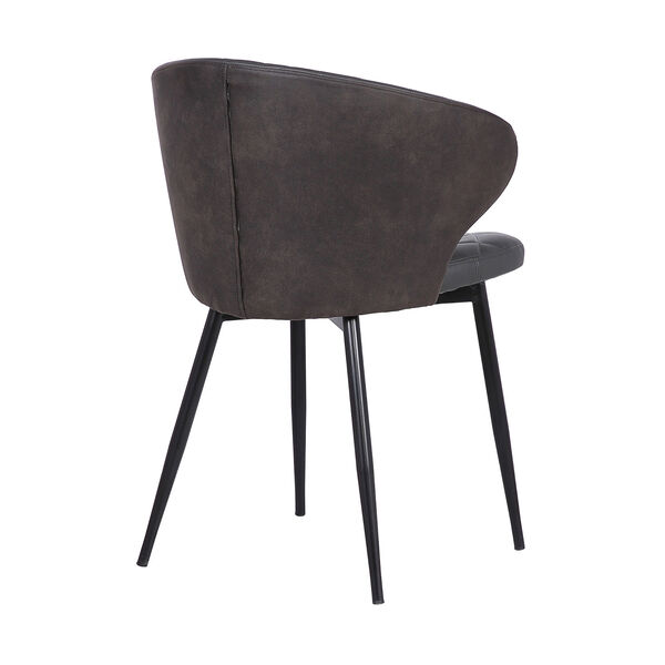 Ava Gray with Black Powder Coat Dining Chair, image 4
