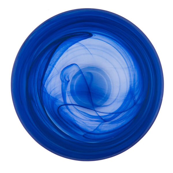Blue 12-Inch Glass Vase, image 3