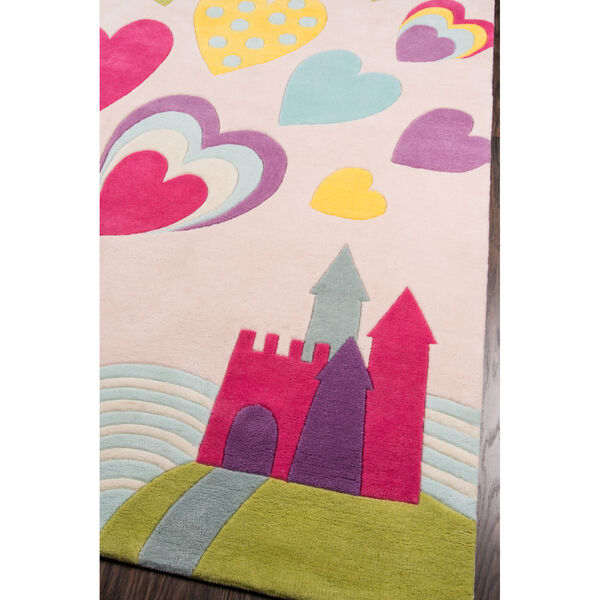 Lil Mo Whimsy Fairy Princess Pink Rectangular: 2 Ft. x 3 Ft. Rug, image 4