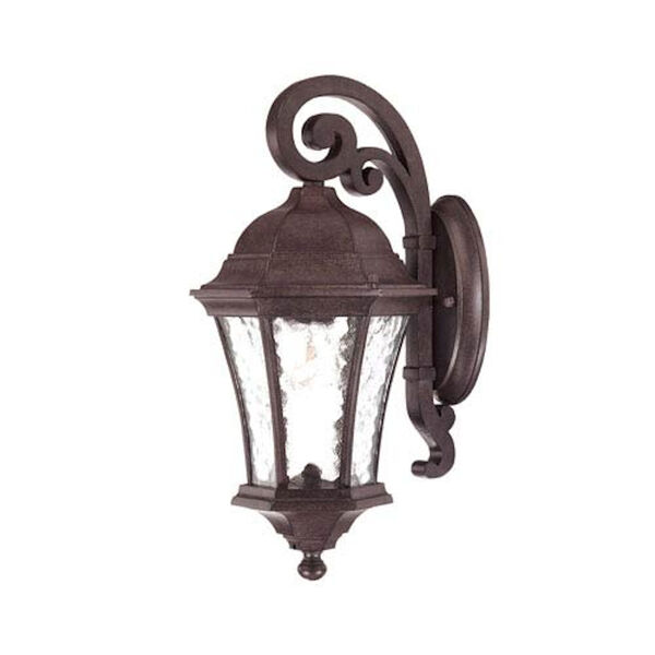 Waverly Black Coral One-Light 16.5-Inch Outdoor Wall Mount, image 1