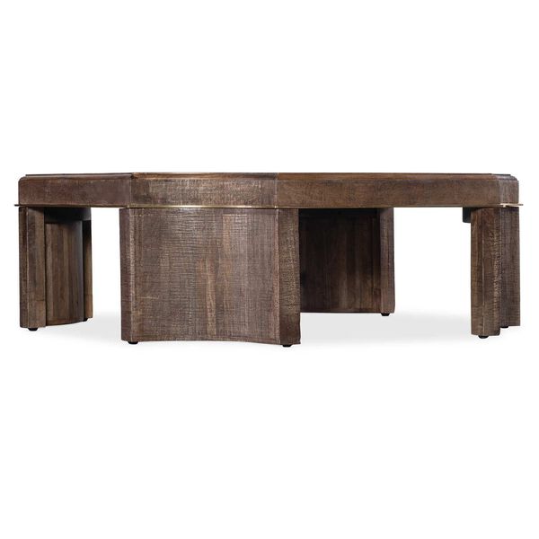 Commerce and Market Natural Wood Cocktail Table, image 1