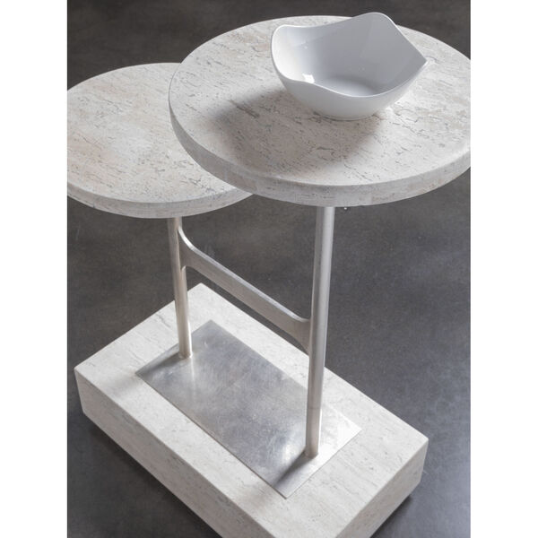 Signature Designs Beige Cirque Tiered Rect Spot Table, image 2