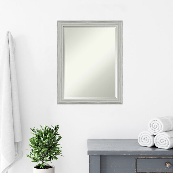 Bel Silver 21W X 27H-Inch Bathroom Vanity Wall Mirror, image 6