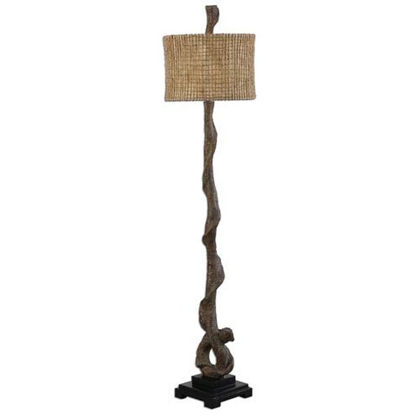 Weathered Driftwood One-Light Floor Lamp, image 1