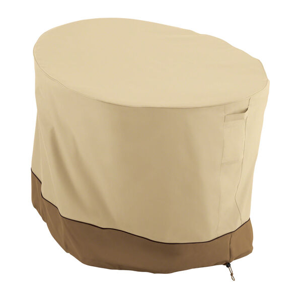 Ash Beige and Brown Papasan Patio Chair Cover, image 1