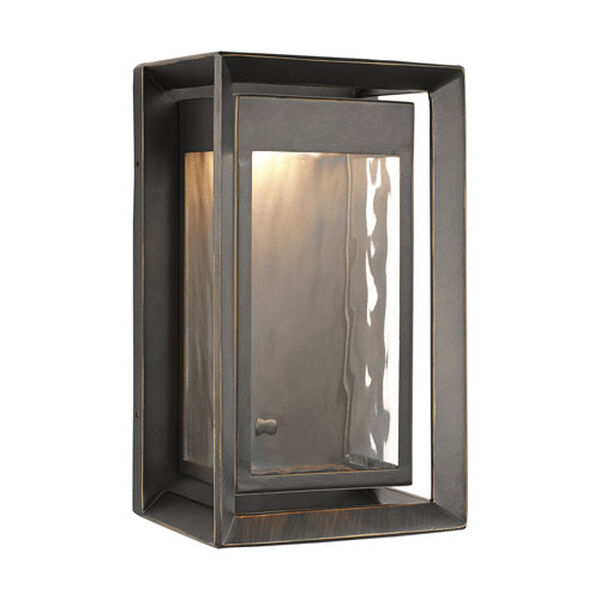 River Bronze 10-Inch LED Outdoor Wall Sconce, image 1