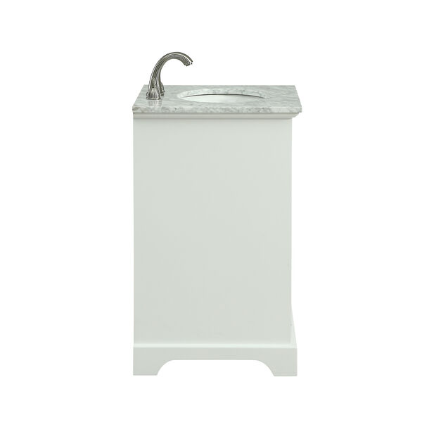 Americana Frosted White Vanity Washstand, image 3