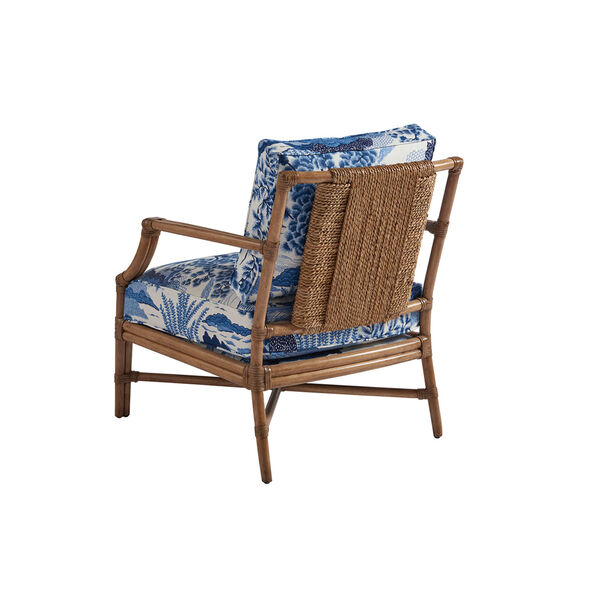 Upholstery Blue and White Redondo Chair, image 2