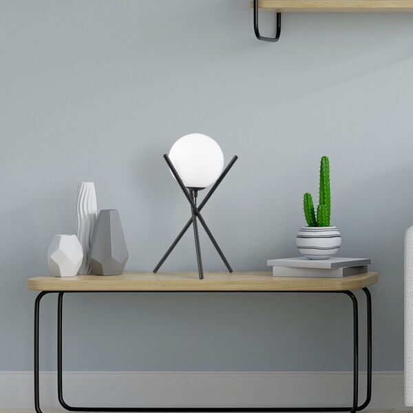 Salvezinas Black One-Light Table Lamp, image 5